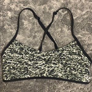 Lululemon sports bra, low neck line